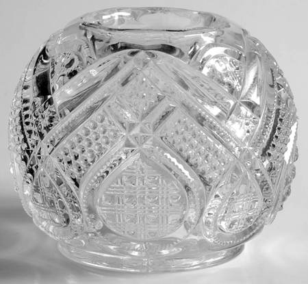 Fancy Loop Clear 3" Rose Bowl