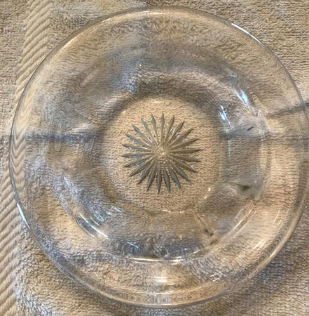 Flat Panel Clear Small Fruit Dessert Bowl