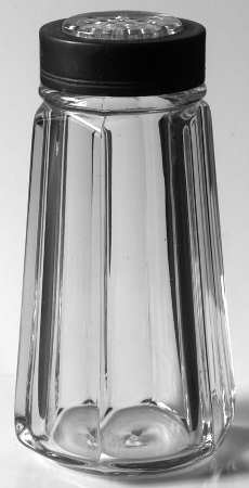 Flat Panel Clear Sugar Shaker & Lid