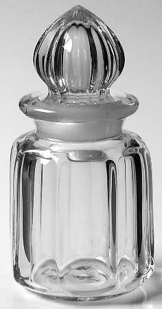 Flat Panel Clear Horseradish Jar & Lid