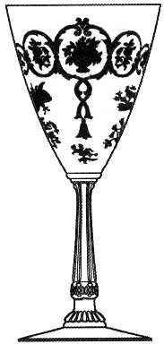 Formal Chintz Clear (Stem 3389) Water Goblet