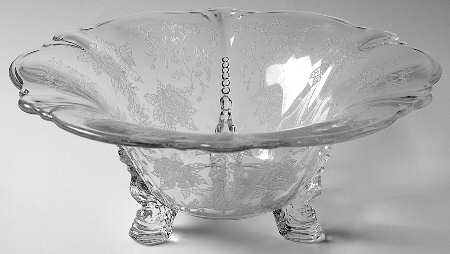 Gardenia 10" Footed Bowl