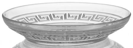 Greek Key Clear 6" Shallow Nappy by Heisey