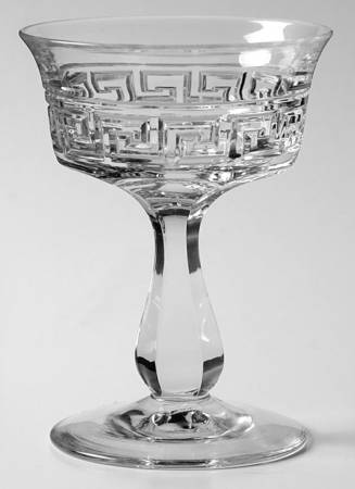 Greek Key Clear Liquor Cocktail