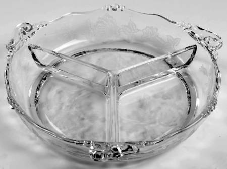 Heisey Rose 8" Round 3 Part Relish