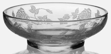 Heisey Rose Candy Dish No Lid