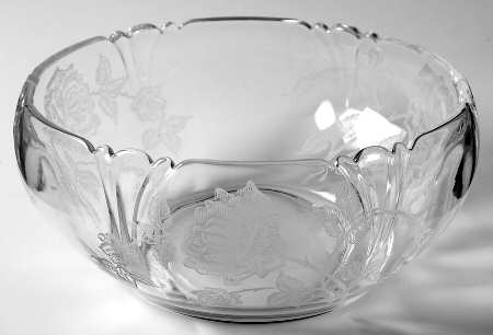 Heisey Rose Lily Bowl (Float)