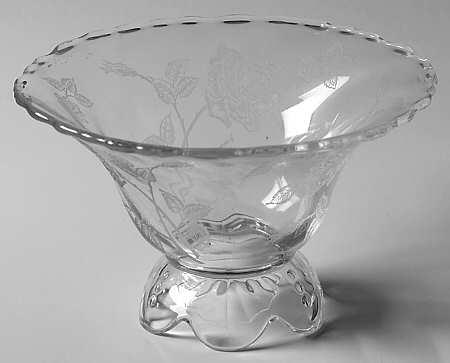 Heisey Rose Mayonnaise Bowl, Bowl Only