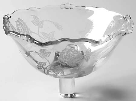 Heisey Rose Epergnette