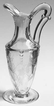 Heisey Rose Cruet No Stopper
