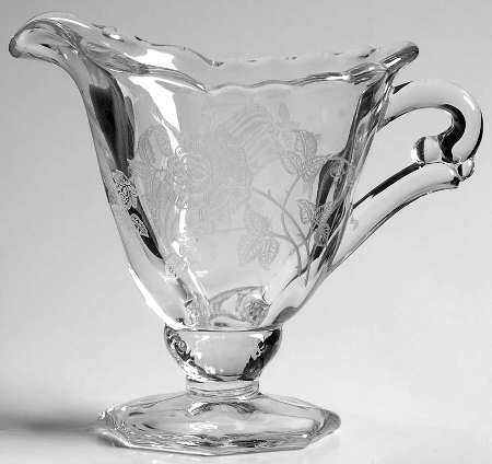 Heisey Rose Creamer