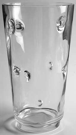 Impromptu Clear 10" Flower Vase