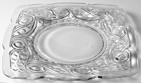 Ipswich Clear 7" Square Plate