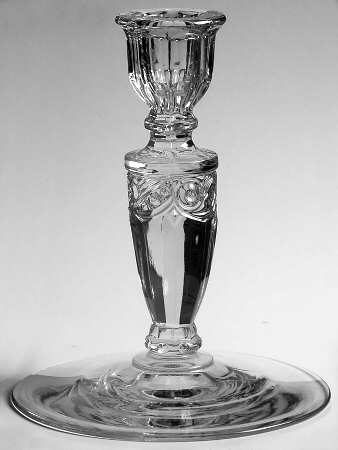 Ipswich Clear 6" Single Light Candlestick