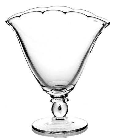 Lariat (Blown) 6" Fan Vase