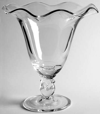 Lariat (Blown) Small Crimped Vase