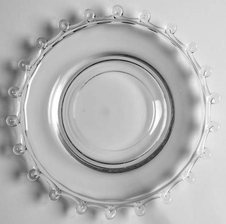 Lariat (Blown) Footed Cream Soup Saucer Only