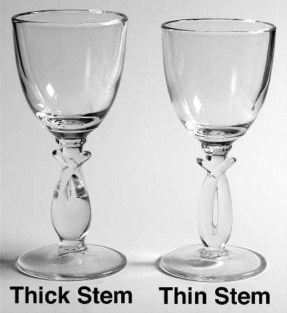 Lariat (Heavy, Pressed) Wine Glass