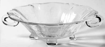 Minuet Footed Handled Open Jam/Jelly