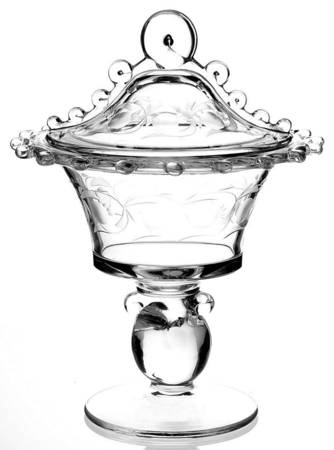 Moonglo (Stem 5040) 9" Compote & Lid