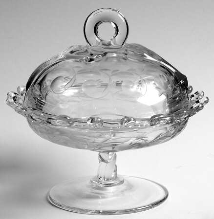 Moonglo (Stem 5040) Cheese Dish & Lid