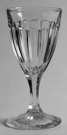 Narrow Flute Clear (Stem  393) Burgundy Wine