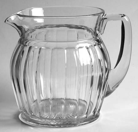 Narrow Flute Clear (Stem  393) 60 Oz Pitcher