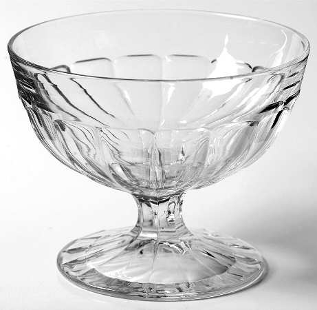 Narrow Flute Clear (Stem  393) Grapefruit