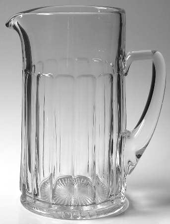 Narrow Flute Clear (Stem  393) 48 Oz Pitcher