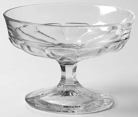 Narrow Flute Clear (Stem  393) 4 Oz Low Sherbet