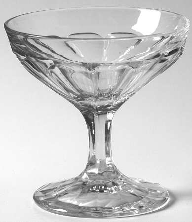 Narrow Flute Clear (Stem  393) 5 Oz Low Sherbet