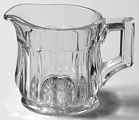 Narrow Flute Clear (Stem  393) Individual Creamer
