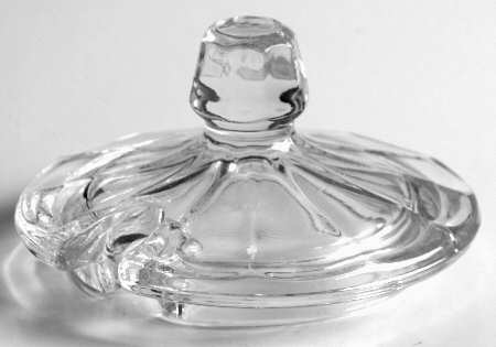 Narrow Flute Clear (Stem  393) Lid for Mustard