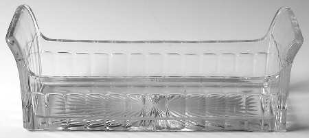 Narrow Flute Clear (Stem  393) Biscuit Tray