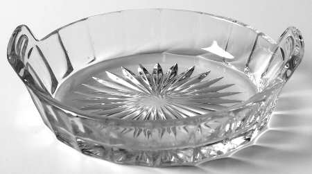 Narrow Flute Clear (Stem  393) Open Lemon Dish