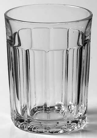 Narrow Flute Clear (Stem  393) 8 Oz Flat Tumbler