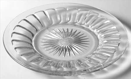 Narrow Flute Clear (Stem  393) 7" Salad Plate