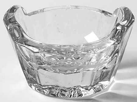 Narrow Flute Clear (Stem  393) Individual Salt Dip
