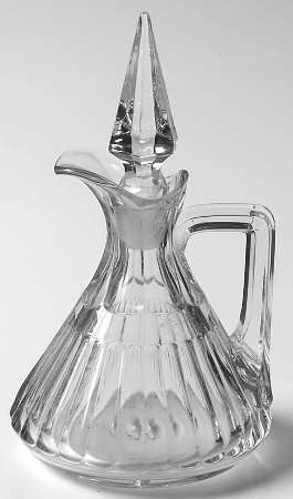 Narrow Flute with Rim Clear (Line 473) 2 Oz Cruet & Stopper