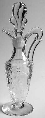 Narcissus Oil Cruet & Stopper