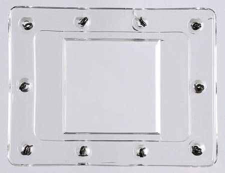 New Era Clear Rectangular Bobeche (Holds 10 Prisms)