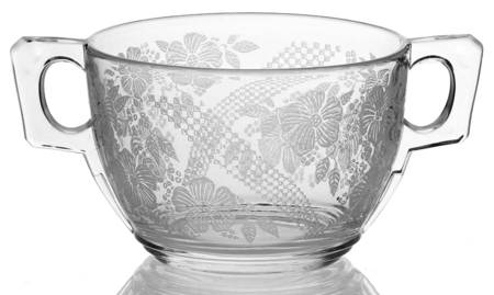 Normandie Clear Open Sugar by Heisey