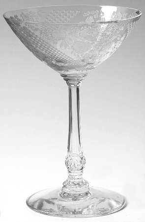 Normandie Clear Champagne/Tall Sherbet
