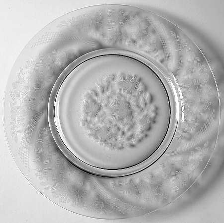 Normandie Clear Luncheon Plate