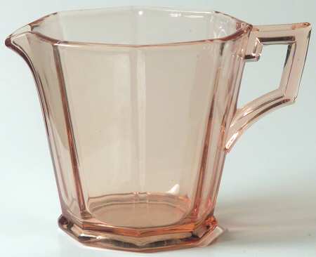 Octagon Pink Creamer
