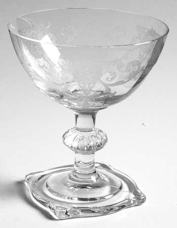 Old Colony Clear (Stem 3390) Champagne/Tall Sherbet