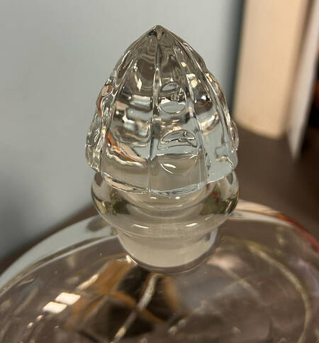 Old Sandwich Clear Stopper for Pint Decanter