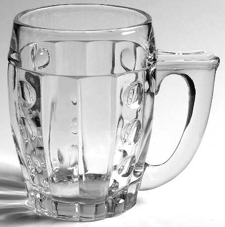 Old Sandwich Clear 18 Oz Beer Mug