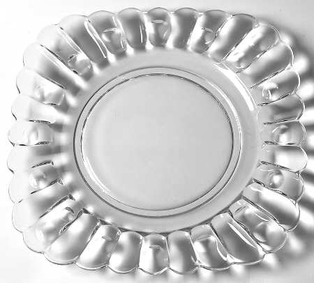Old Sandwich Clear Luncheon Plate