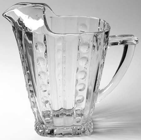 Old Sandwich Clear 56 Oz Ice Lip Pitcher
